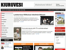 Tablet Screenshot of kiuruvesilehti.fi